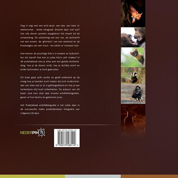 Achterkant van Praktijkboek wildlife fotografie