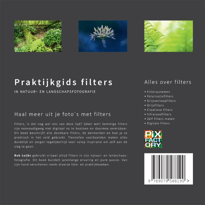 Achterkant van Praktijkgids filters