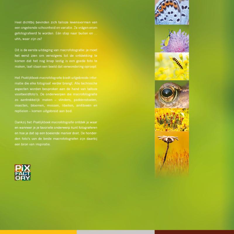 Achterkant van Praktijkboek Macrofotografie