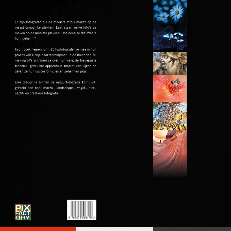 Achterkant van Praktijkboek Natuurfotografie NXT LVL