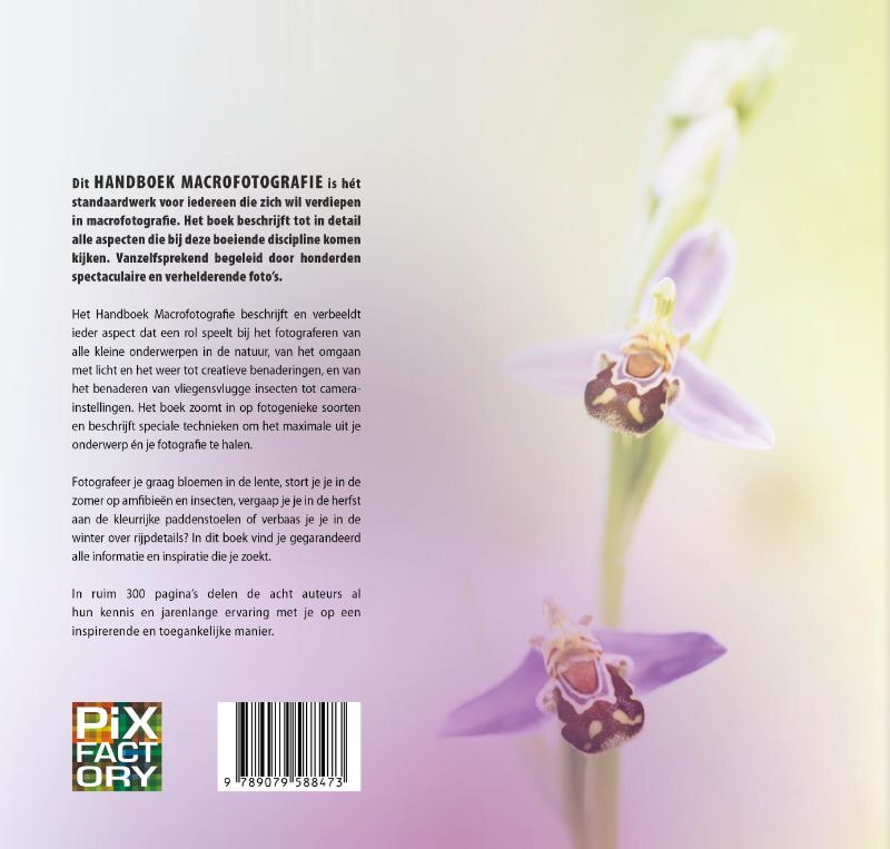 Achterkant van Handboek Macrofotografie