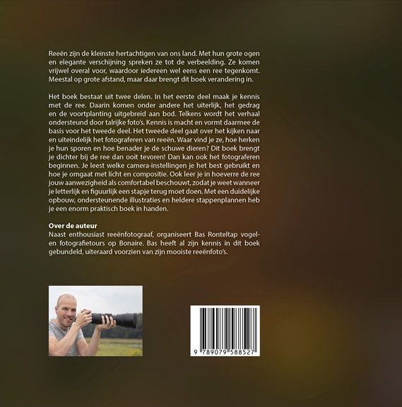 Achterkant van Expertgids Reeënfotografie