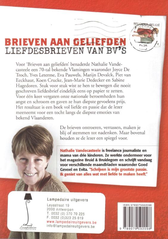 Achterkant van Brieven aan geliefden