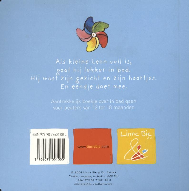 Achterkant van Kleine Leon is vuil