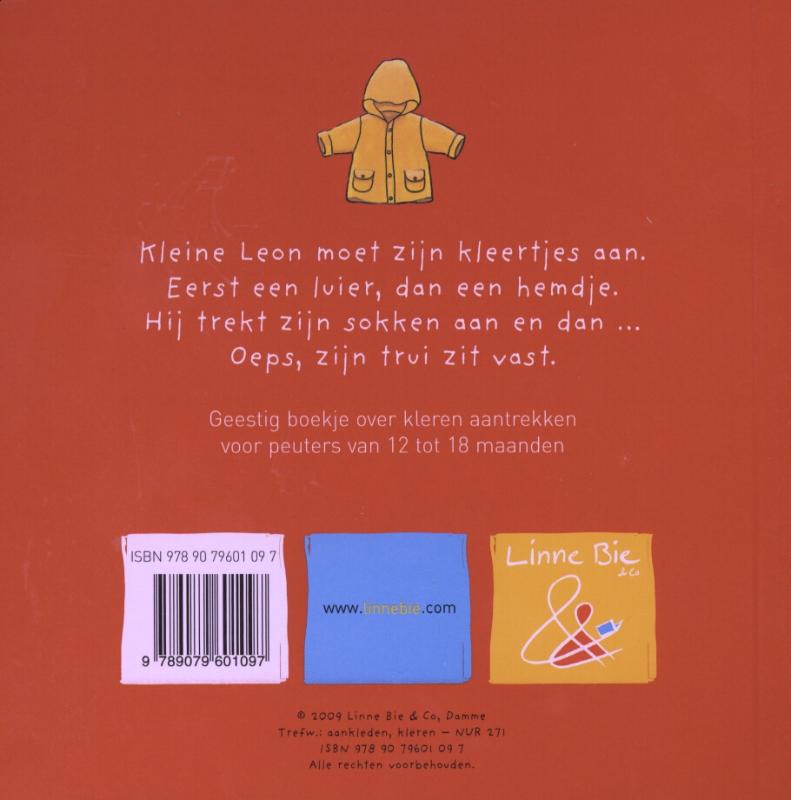 Achterkant van Kleine Leon is bloot