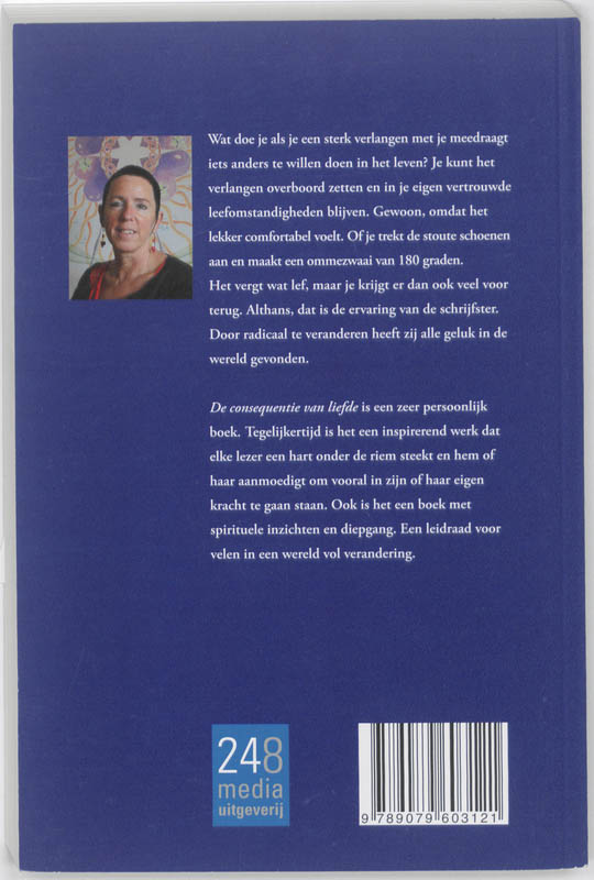 Achterkant van De consequentie van liefde