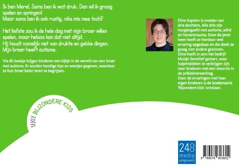 Achterkant van Mijn broer heeft autisme
