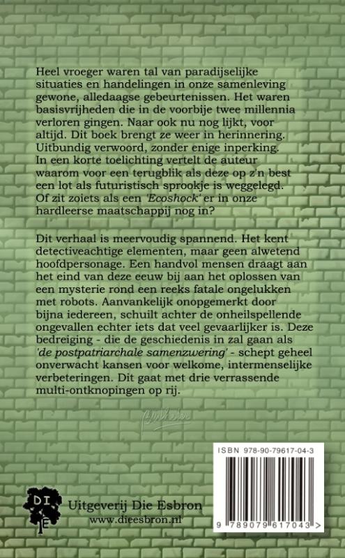 Achterkant van Terugblikken in de toekomst