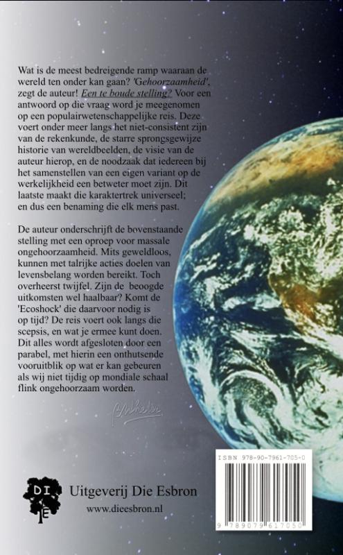 Achterkant van Oproep voor massale ongehoorzaamheid