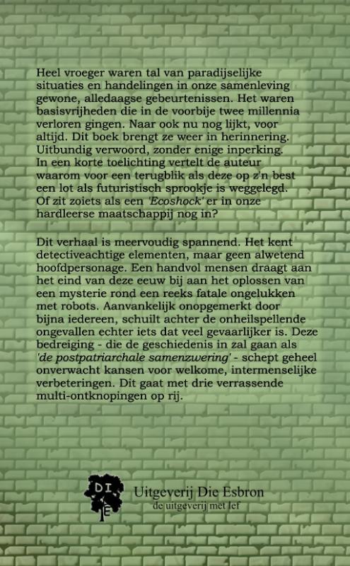 Achterkant van Terugblikken in de toekomst