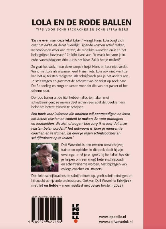Achterkant van Lola en de rode ballen