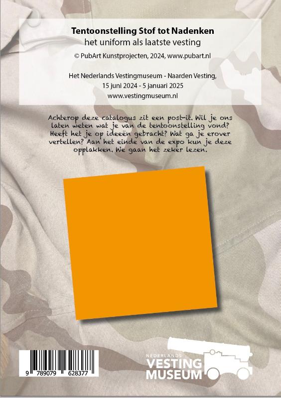 Achterkant van Stof tot nadenken