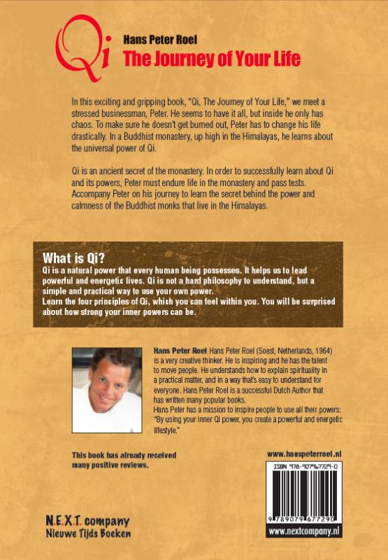 Achterkant van Qi, The Journey of Your Life