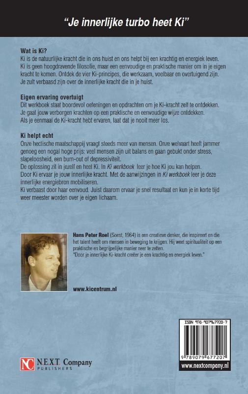 Achterkant van Ki, werkboek