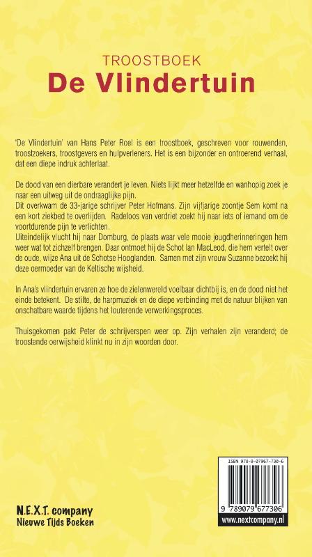 Achterkant van De vlindertuin