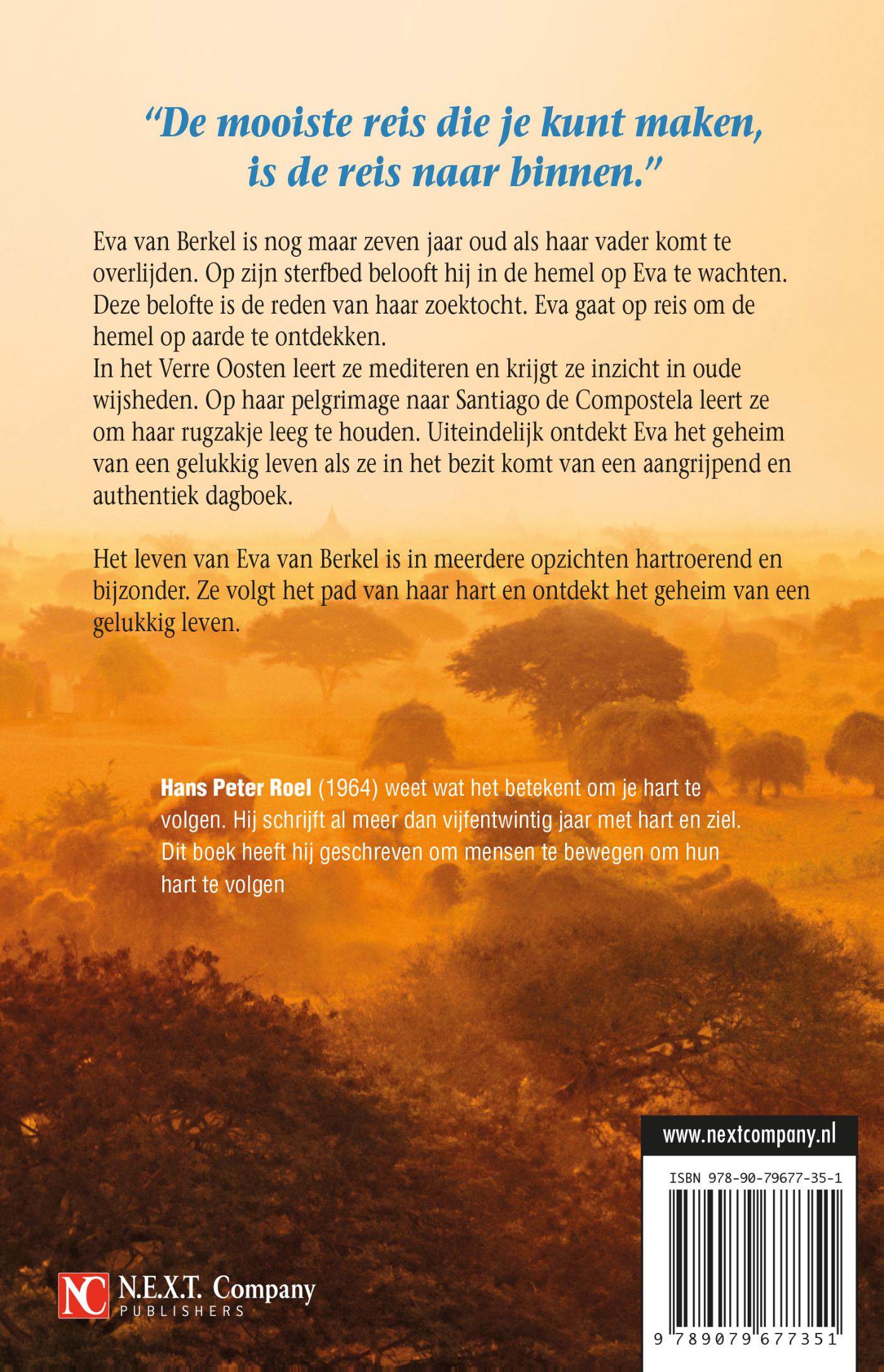 Achterkant van Op zoek naar de hemel