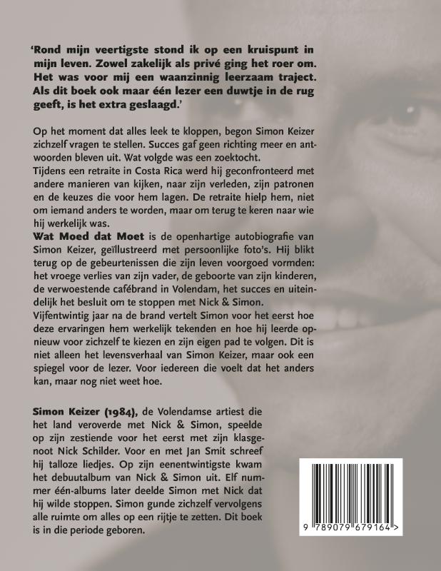 Achterkant van Wat moed dat moet