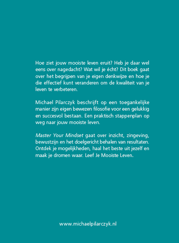 Achterkant van Master your mindset
