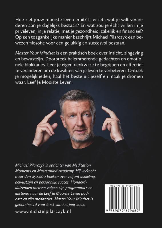 Achterkant van Master Your Mindset