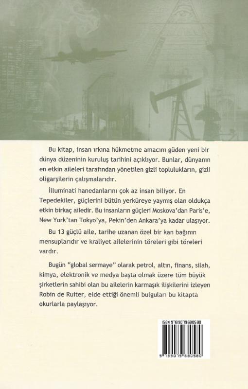 Achterkant van 13 Şeytanȋ Kan Baǧı - Illuminati hanedanliǧı