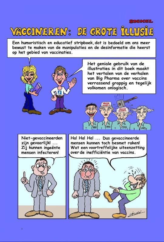 Achterkant van Vaccineren: De grote illussie