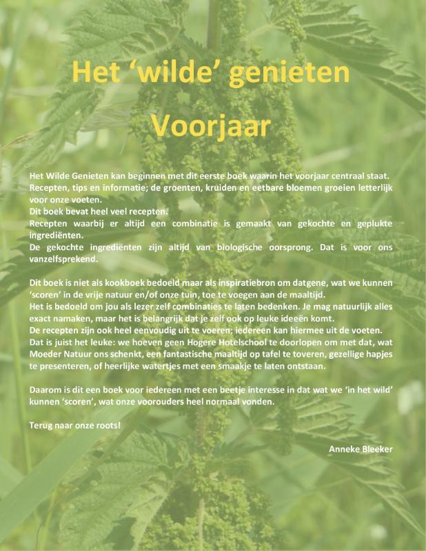 Achterkant van Het ´wilde´genieten