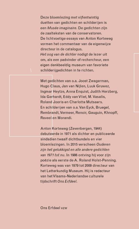 Achterkant van Het Oog van de Dichter