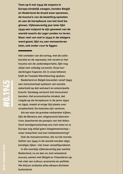 Achterkant van Nulpunt 1945