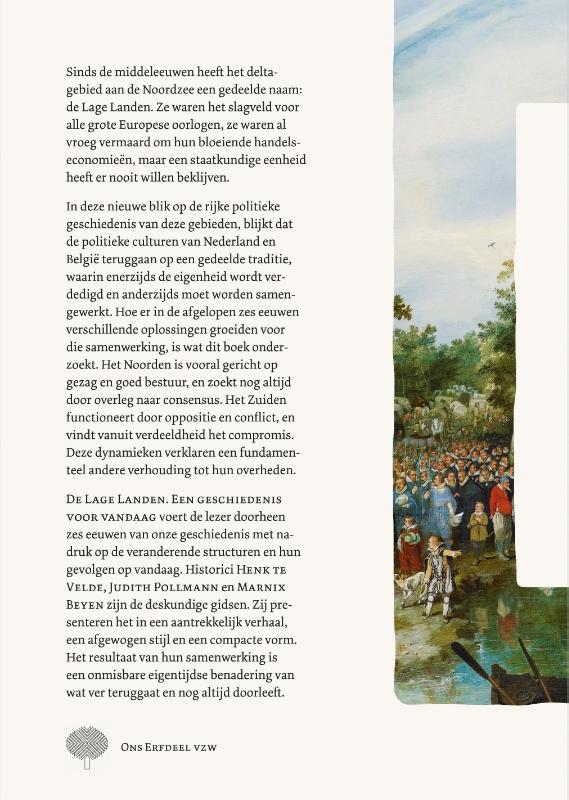 Achterkant van De Lage Landen.
