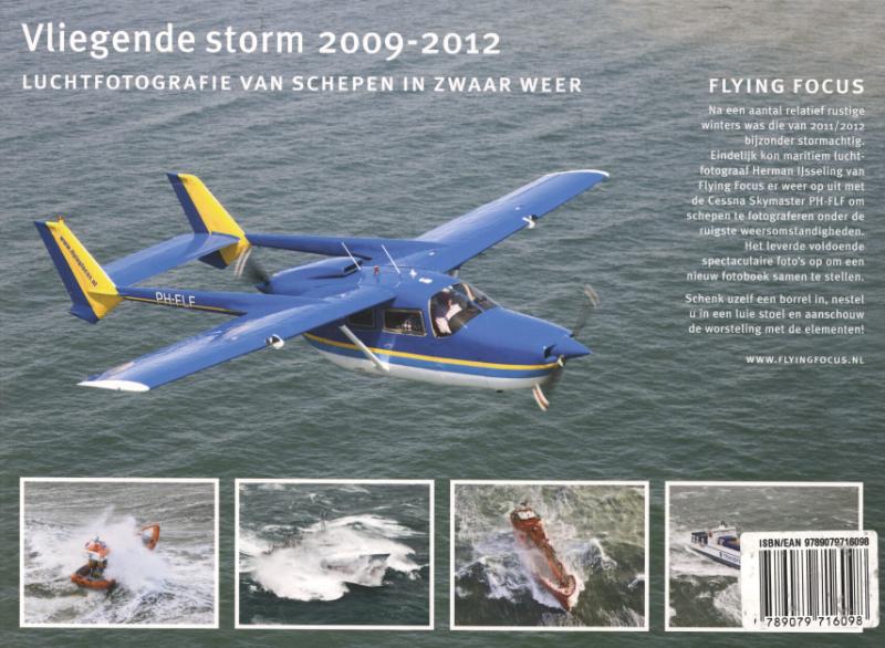 Achterkant van Vliegende storm 2009-2012