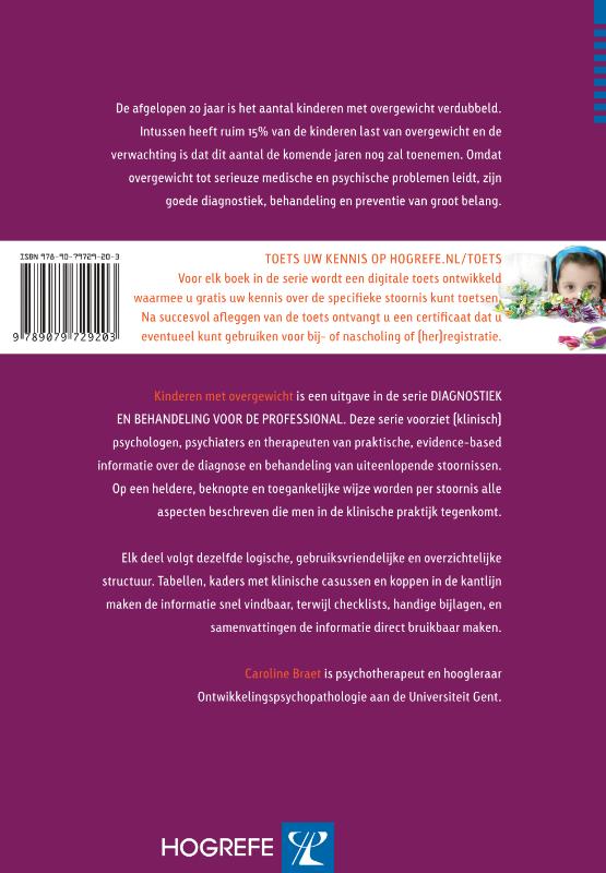 Achterkant van Kinderen met overgewicht