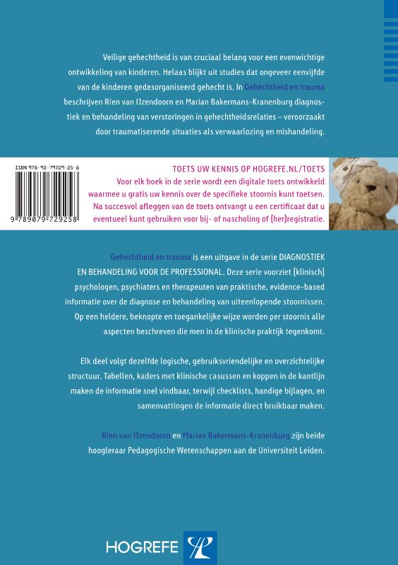 Achterkant van Gehechtheid en trauma