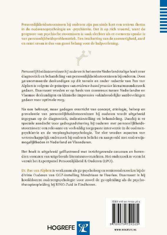 Achterkant van Persoonlijkheidsstoornissen bij ouderen