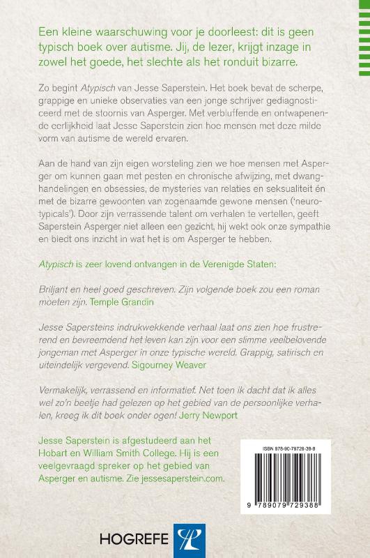 Achterkant van Atypisch