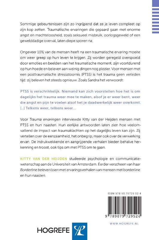 Achterkant van Trauma ervaringen
