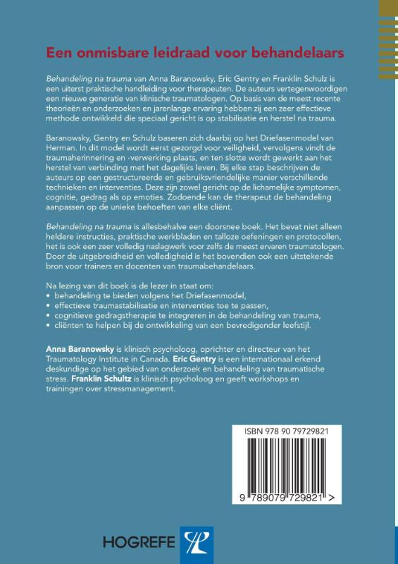 Achterkant van Behandel na trauma
