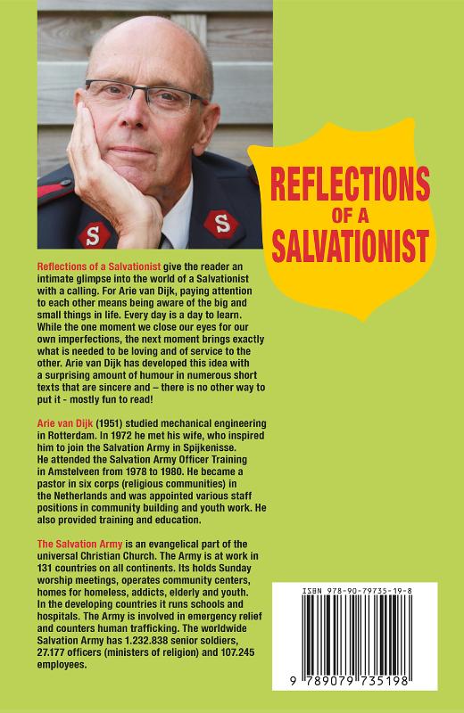 Achterkant van Reflections of a Salvationist