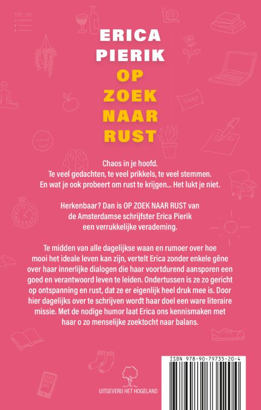 Achterkant van Op zoek naar rust