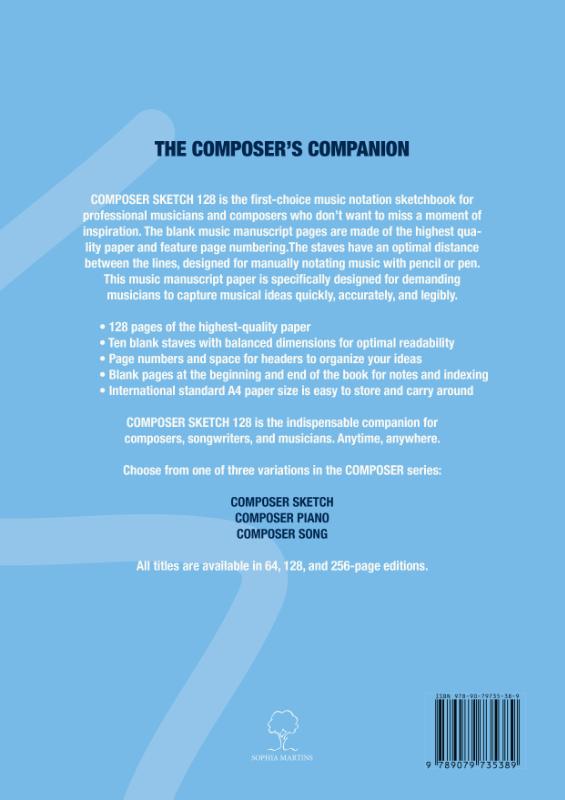 Achterkant van Composer Sketch 128