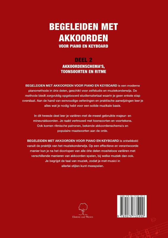 Achterkant van 2: Akkoordenschema's, toonsoorten en ritme
