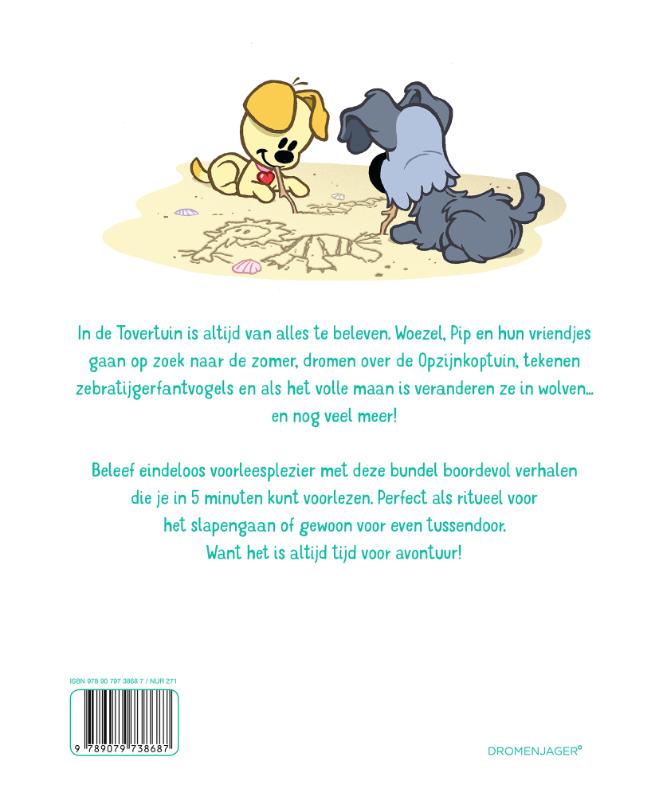 Achterkant van 5 minuten verhaaltjes