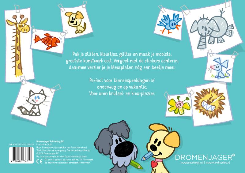 Achterkant van Gigagroot Kleurboek