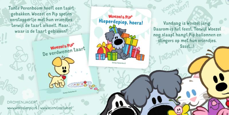 Achterkant van Uitdeelboekjes