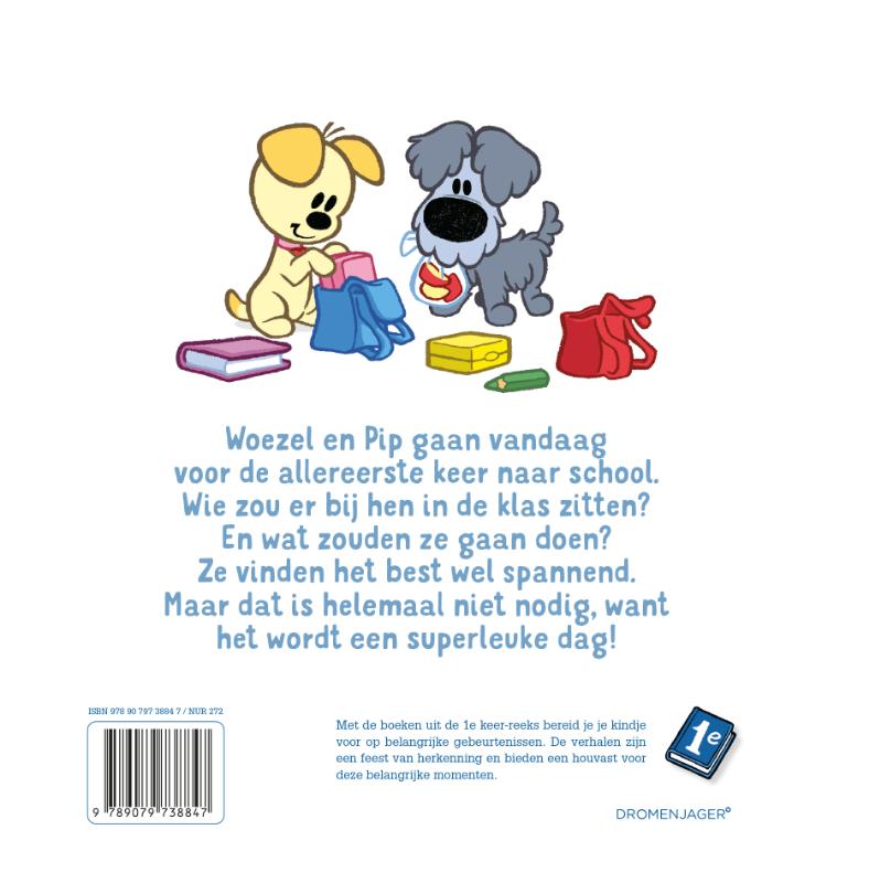 Achterkant van Naar school