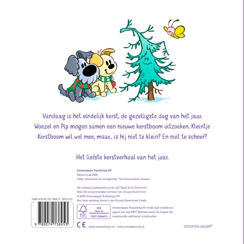 Achterkant van Kleintje Kerstboom