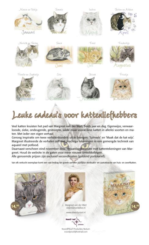 Achterkant van Verjaardagskalender