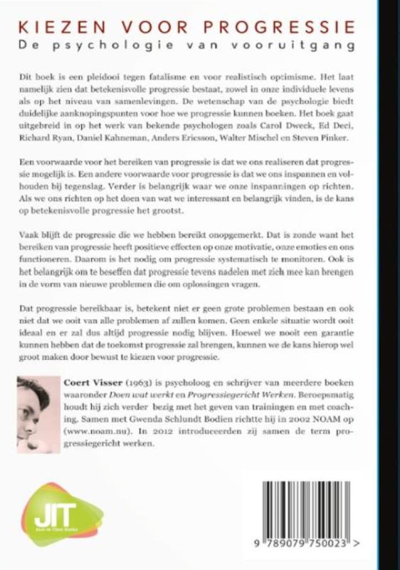 Achterkant van Kiezen voor progressie