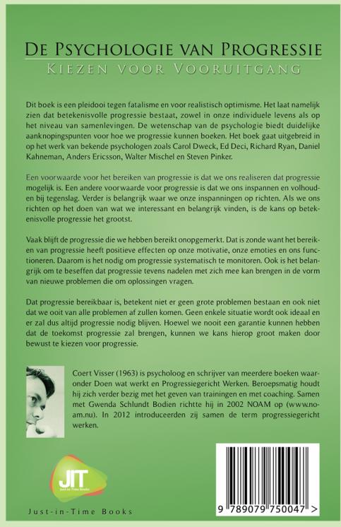 Achterkant van De psychologie van progressie