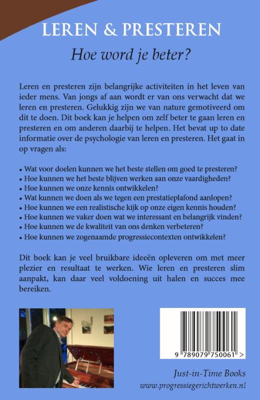 Achterkant van Leren & presteren