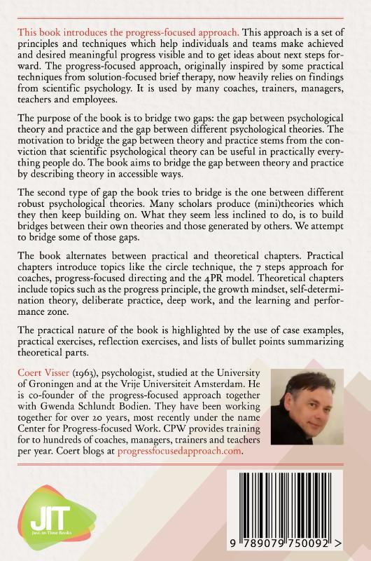 Achterkant van A Brief Introduction to the Progress-Focused Approach